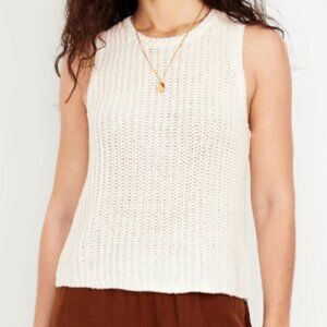 Old Navy Sleeveless Open-Stitch Sweater